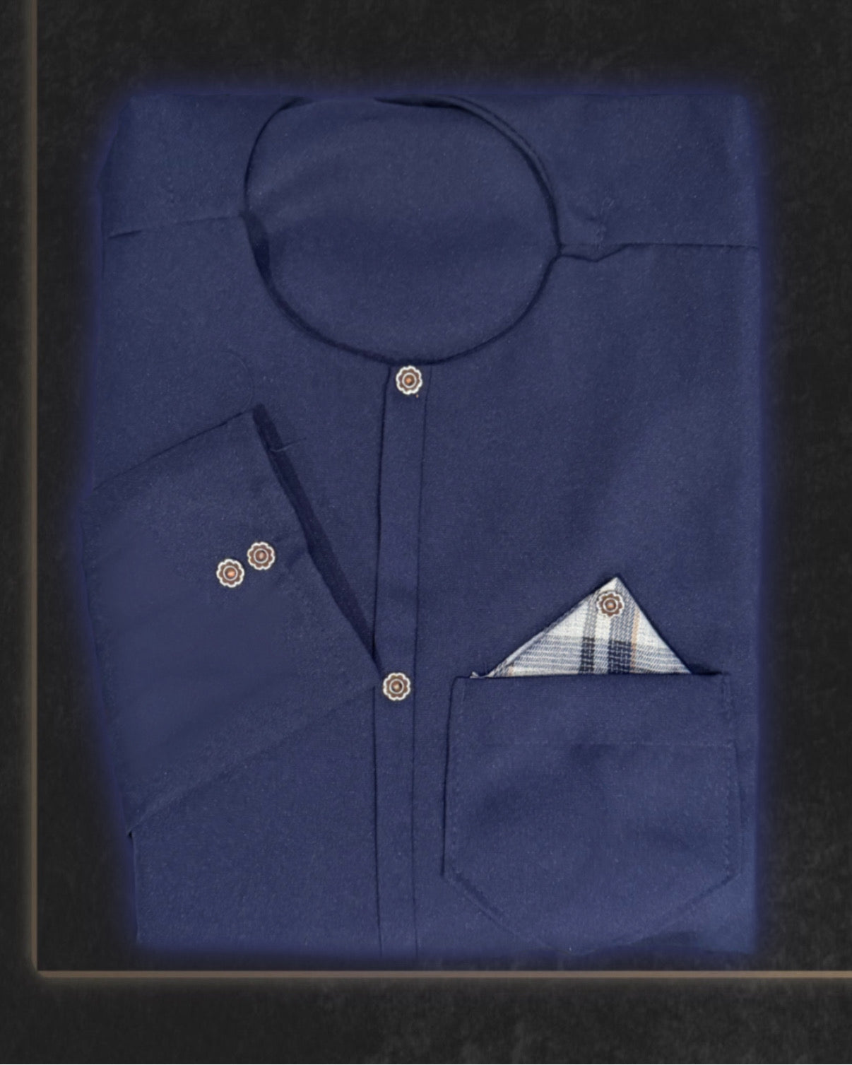Navy West African 2 Piece